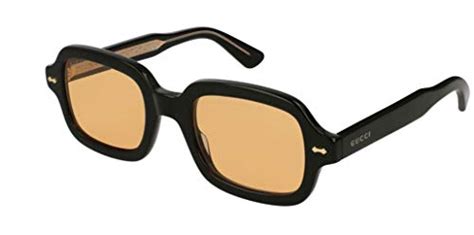 gucci - gg0072s black sunglasses / orange lenses|gucci havana sunglasses women.